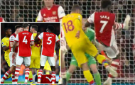Cận cảnh pha triệt hạ khiến sao Arsenal dính chấn thương