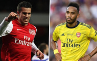 Aubameyang tiến gần đến kỷ lục của Van Persie