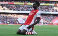 Bukayo Saka ngả mũ thán phục đồng đội Arsenal