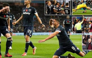 Đè bẹp Villa, West Ham làm một công đôi chuyện với thành Manchester