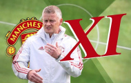 Đội hình Man United đấu Man City: Tam tấu tấn công cực mạnh
