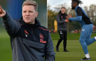 Vừa nhận nhiệm vụ, HLV trưởng Newcastle lập tức xuất hiện ở sân tập