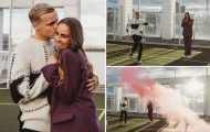 Khoảnh khắc cảm động của Van de Beek và bạn gái khi nhận tin mới về đứa con sắp chào đời