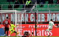 Thua sốc trên sân nhà, Milan lỡ cơ hội lên đầu bảng