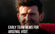 Lực lượng Man Utd đấu Arsenal: Maguire trở lại, 4 cái tên OUT