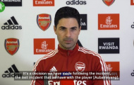Arteta nói về quyết định tước băng đội trưởng của Aubameyang