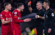 Robertson lên tiếng về tấm thẻ đỏ ở trận Tottenham