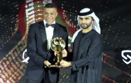 Mbappe lần đầu giành giải Dubai Global Soccer Award