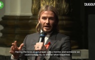 Beckham thuật lại vụ chiếc giày bay của Sir Alex