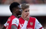 Smith Rowe ca ngợi 1 đồng đội Arsenal sau trận Manchester City