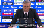 Ancelotti: Real vẫn đang trong kỳ nghỉ
