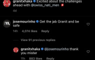 Mourinho trực tiếp lên MXH, nhắn gửi 1 điều đến sao Arsenal