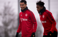 Ronaldo, Fred tươi rói trên sân tập