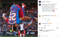 Sao Arsenal thán phục cú hat-trick của Aubameyang cho Barca