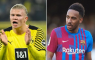 Lập hat-trick, Aubameyang trả lời câu hỏi Barca mua Haaland