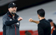 Arteta đối đầu Klopp cho danh hiệu 'HLV xuất sắc nhất'