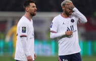 Messi và Neymar bế tắc, PSG lại thua