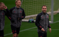 Quên đi sự cố trụy tim, Eriksen 'cười như được mùa' ngày trở lại tuyển Đan Mạch