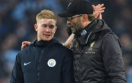 Trước thềm đại chiến, De Bruyne đồng ý với Klopp