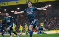 So sánh thành tích của Arsenal khi có và không có Tierney trong đội hình