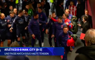 SỐC: Sao Atletico hung hăng, đòi tẩn nhau với cả đội Man City trong đường hầm