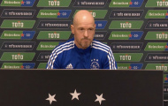 Ten Hag phản ứng ra sao khi phóng viên 'chúc mừng' thỏa thuận với Man Utd?