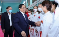 Thủ tướng kiểm tra công tác chuẩn bị SEA Games 31, động viên đoàn thể thao Việt Nam