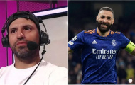 Phản ứng của Aguero khi thấy Benzema đá panenka