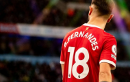 Bruno hơn 21 bàn với người xếp thứ 2 ở Man Utd