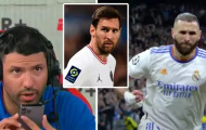 Messi choáng váng nhắn Aguero khi Benzema nhấn chìm Man City