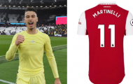 Áo số 11 của Arsenal có chủ nhân mới