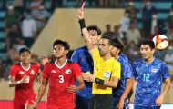 Trọng tài người UAE rút 4 thẻ đỏ ở trận U23 Thái Lan đấu Indonesia