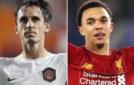Alexander-Arnold hành động gây tranh cãi, Southgate so sánh với Gary Neville