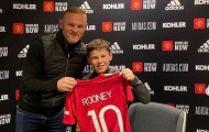 Con trai Rooney góp dấu giày vào 84 bàn thắng cho học viện M.U