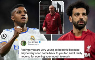 Người cũ Liverpool cay cú với Rodrygo
