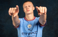 Haaland gây sốt với chiếc áo đấu Man City