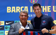 Lewandowski ra mắt Barcelona