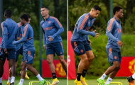 Ronaldo đã nói gì với Ten Hag trong buổi tập?