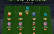 Đội hình tiêu biểu vòng 9 Ligue 1: Tân binh PSG, 'song sát' Monaco