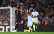 Lewandowski phản ứng với hàng phòng ngự Barca