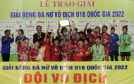 Hà Nam vô địch giải bóng đá nữ U16 quốc gia