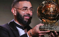 Benzema thắng áp đảo số phiếu bầu để giành Quả bóng vàng