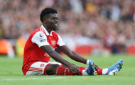 Bukayo Saka gửi thông điệp sau chấn thương