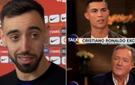  Lập cú đúp, Bruno nói thẳng về buổi phỏng vấn của Ronaldo
