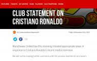 CHÍNH THỨC! Man Utd phát đi thông báo thứ 2 về Ronaldo