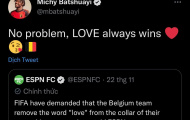 Batshuayi thách thức FIFA