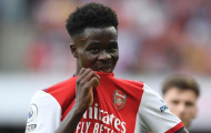 Man City, Liverpool theo sát Bukayo Saka