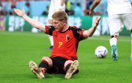 De Bruyne mất bóng 27 lần ở trận gặp Morocco