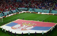 Tiếng hô vang gây bàng hoàng của nhóm CĐV Serbia trên sân 974