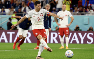 Lewandowski sút penalty hai lần mới ghi bàn vào lưới Pháp